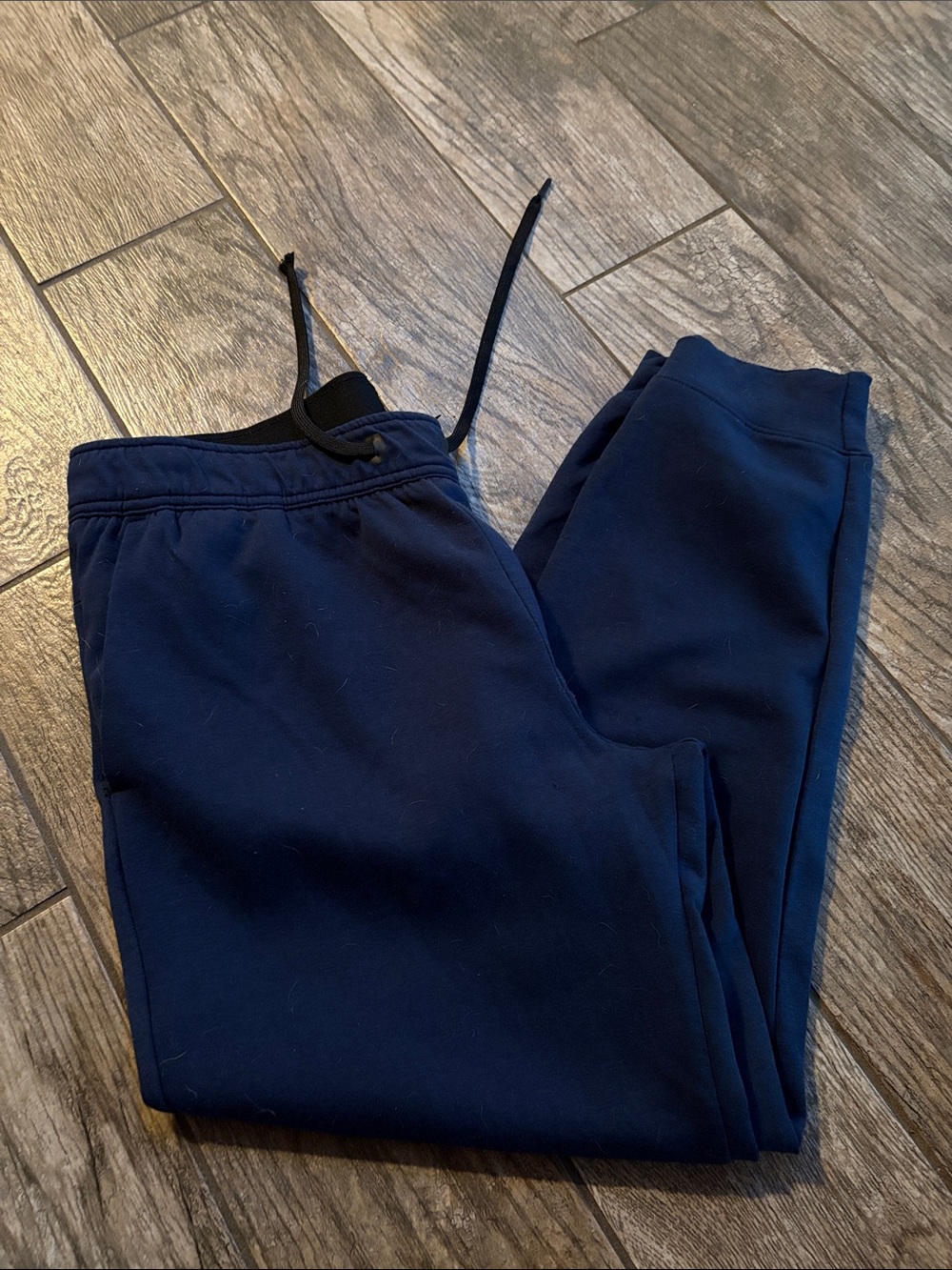 Classic Navy Drawstring Joggers for Men